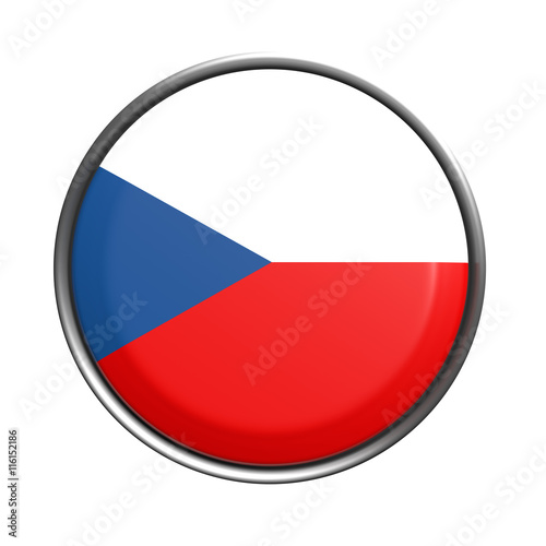 Free Download Button with Czech Rep flag - GFXLoad