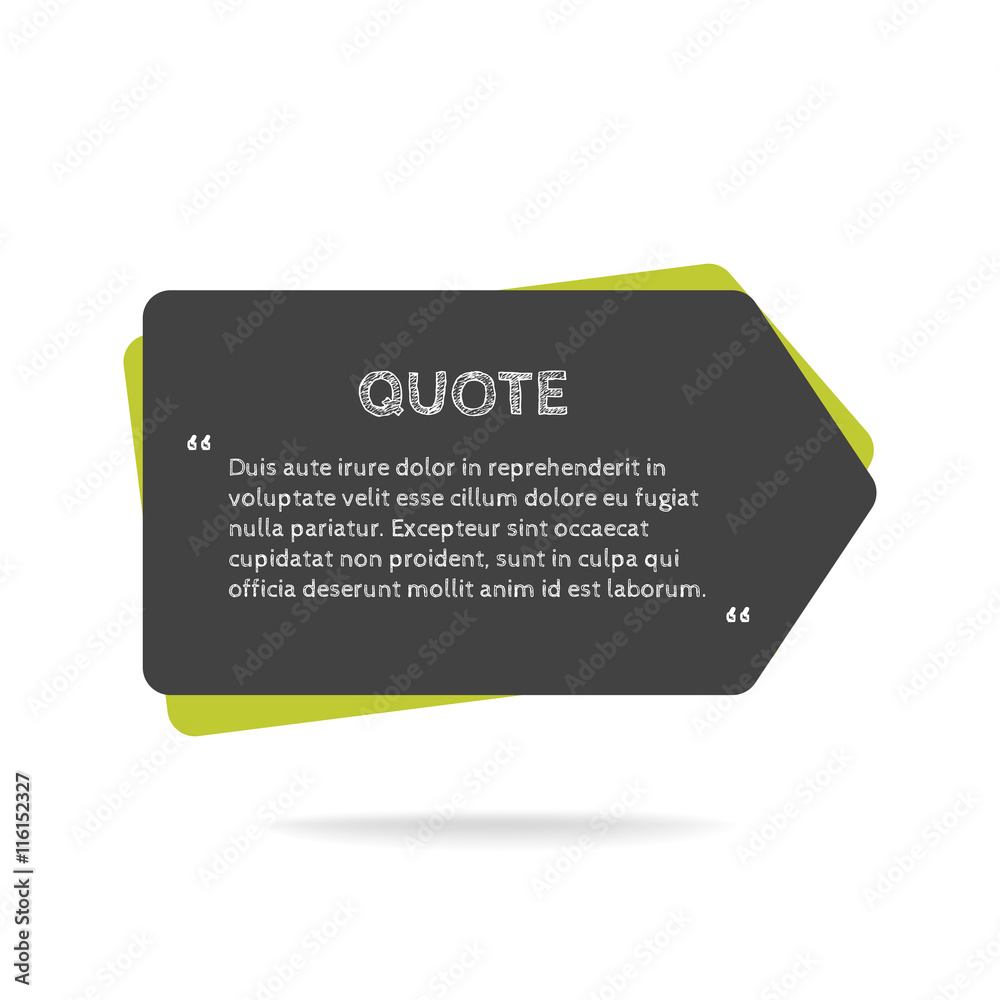 Quotation mark speech bubble. Empty quote blank citation template. Quotation mark speech bubble. Empty quote blank citation template.