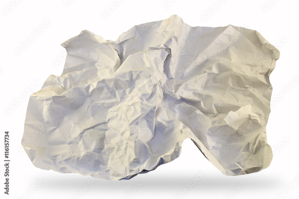 Crumpled paper