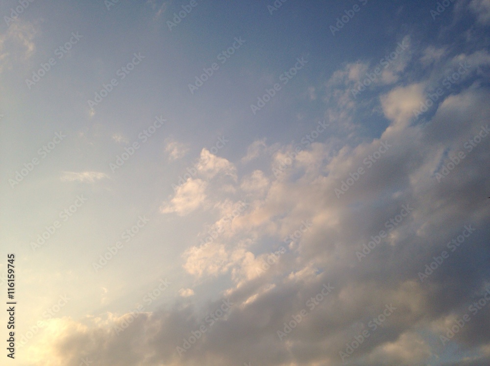 Obraz premium evening sky