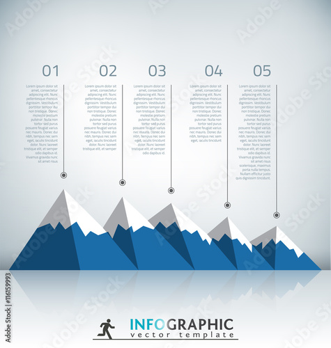 Mountain Infographic Template