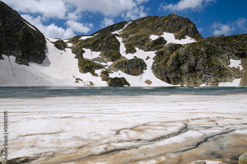 The Kidney (Babreka) Lake in Rila mountains photo