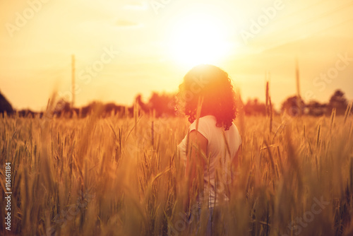 Woman in Sunset 03
