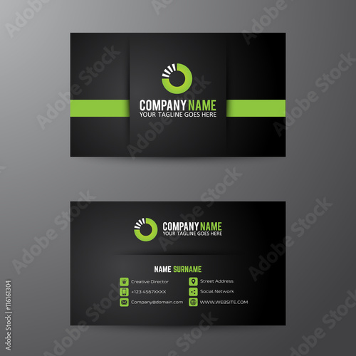 Business card template