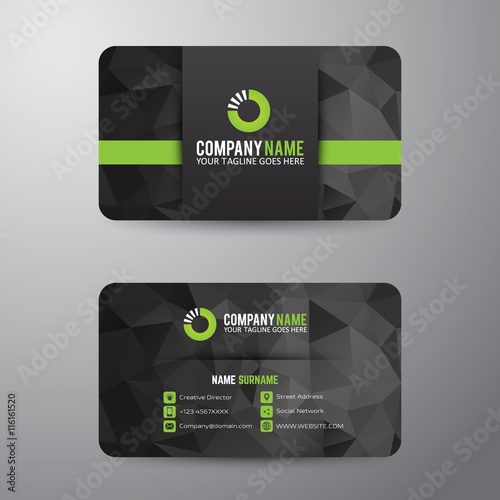 Business card template