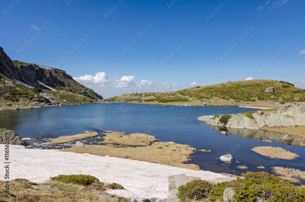 The Trefoil (Trilistnika) lake in Rila mountains