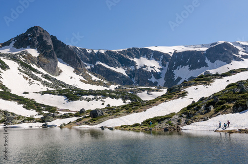 The Fish (Ribnoto) lake in Rila mountains photo