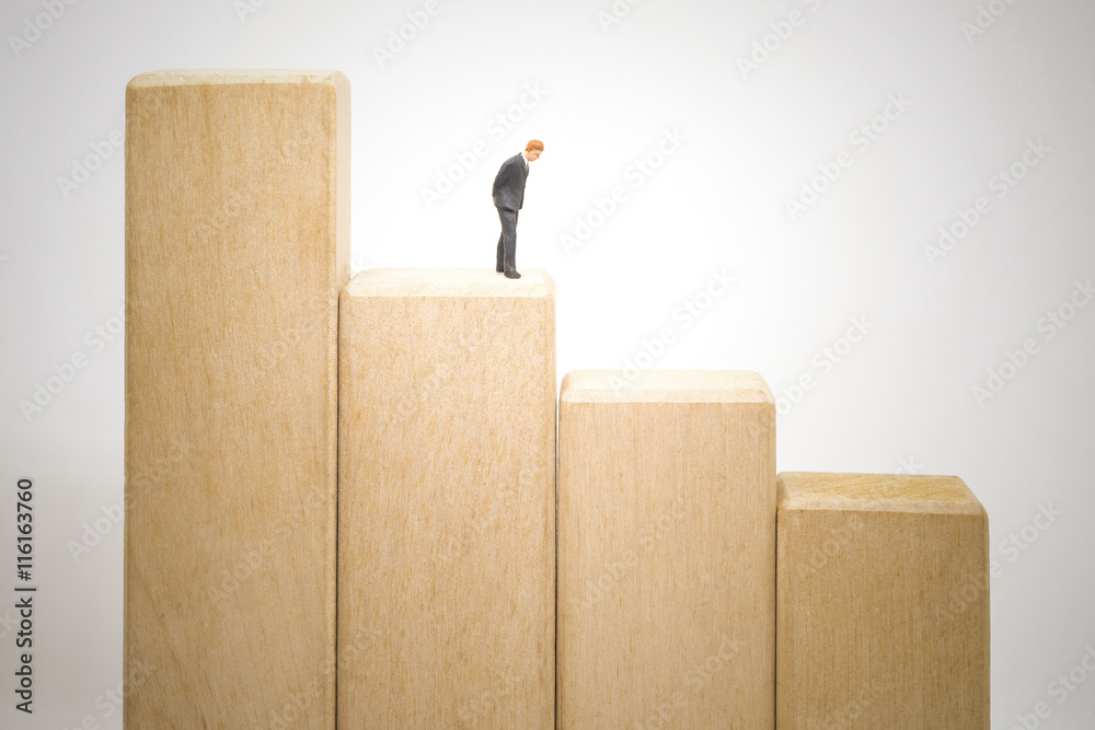 Business concept of loss investment. Business concept of loss investment.