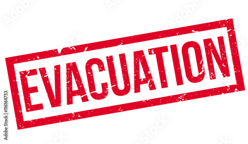 Evacuation rubber stamp