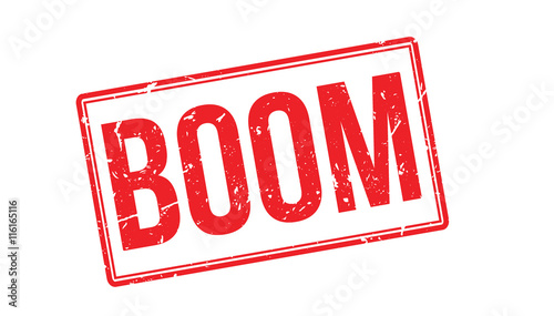 Boom rubber stamp