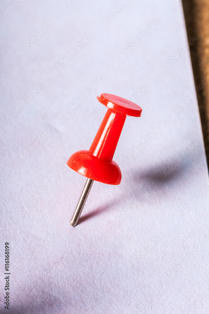 Red Push Pin Red Push Pin