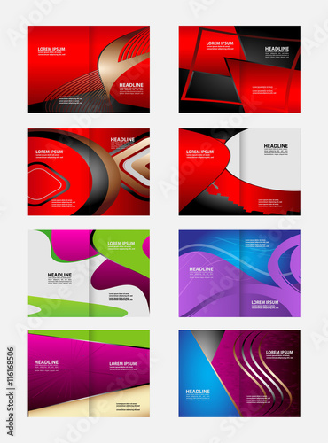 Vector brochure template design
