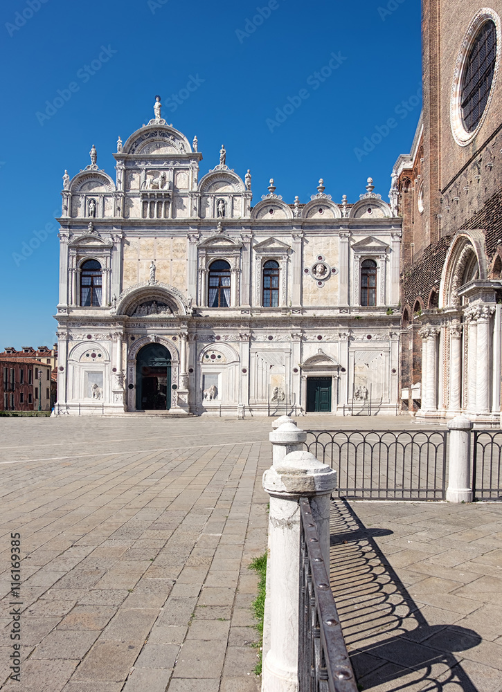 The Scuola Grande di San Marco in Venice