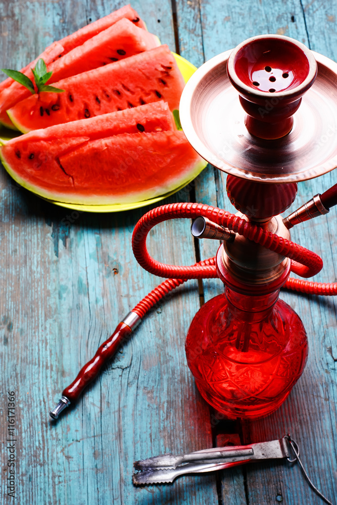 Foto Stock Hookah flavor watermelon Adobe Stock