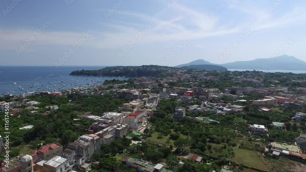 Aerial View of Procida, Italy Aerial View of Procida, Italy