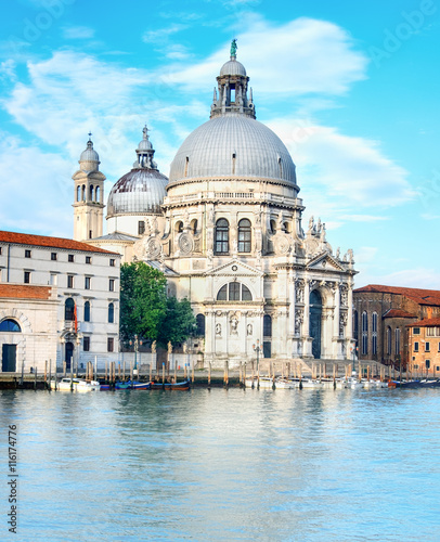 Grand Canal and Basilica Santa Maria della Salute in Venice © tilialucida
