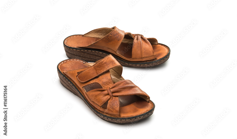 Womanish shoes isolated Womanish shoes isolated
