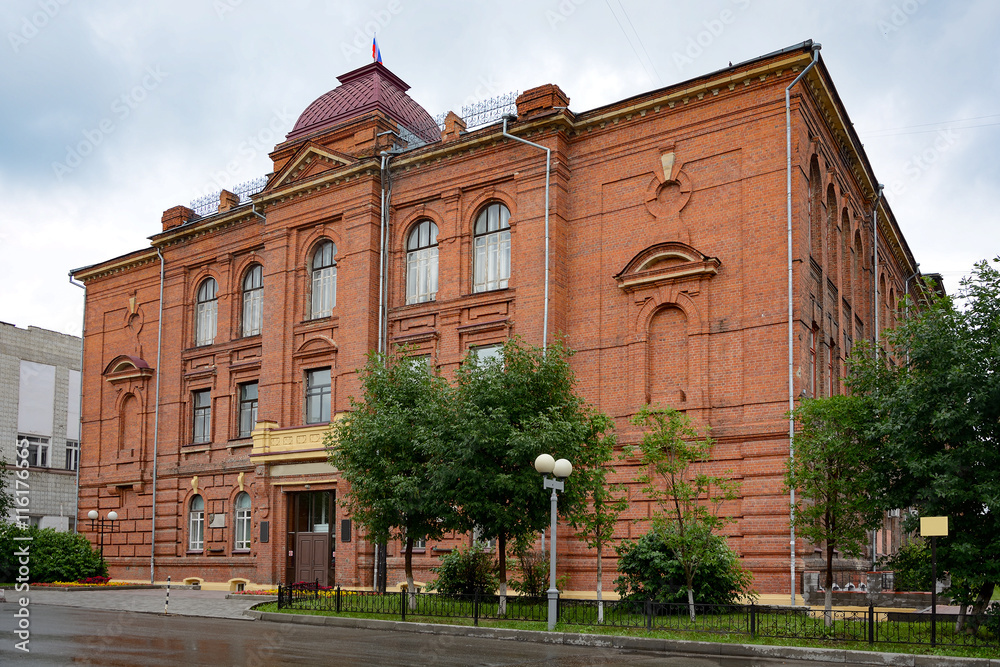 The building of Tomsk commercial College