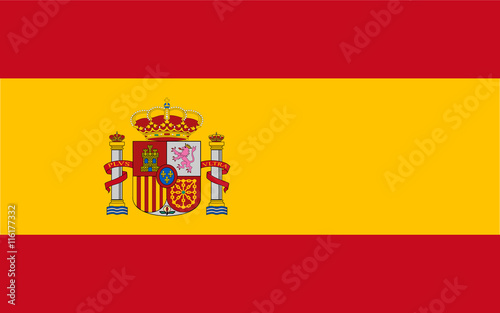 Flag of Spain with Emblem