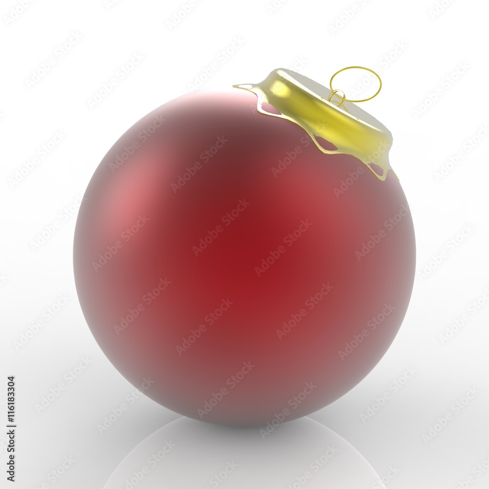 3d rendering New Year's Eve Christmas ball 3d rendering New Year's Eve Christmas ball