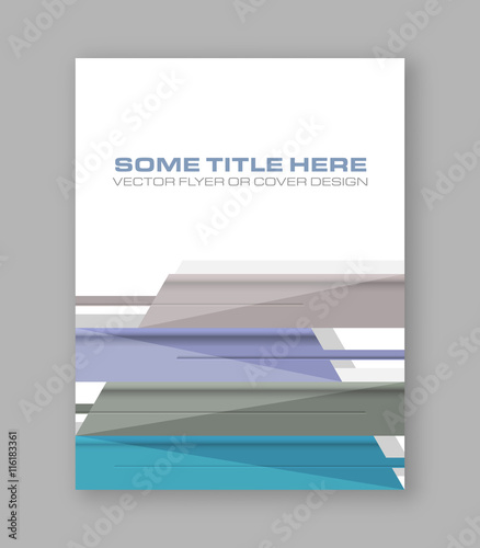 Business flyer template or corporate banner.