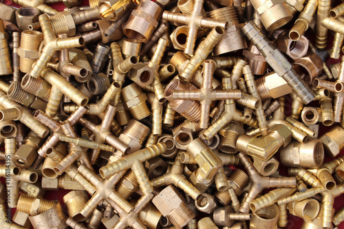 brass valves background