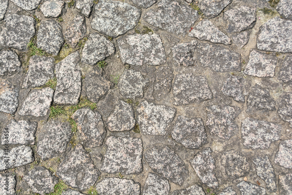 Gray old stone pavement pattern Gray old stone pavement pattern