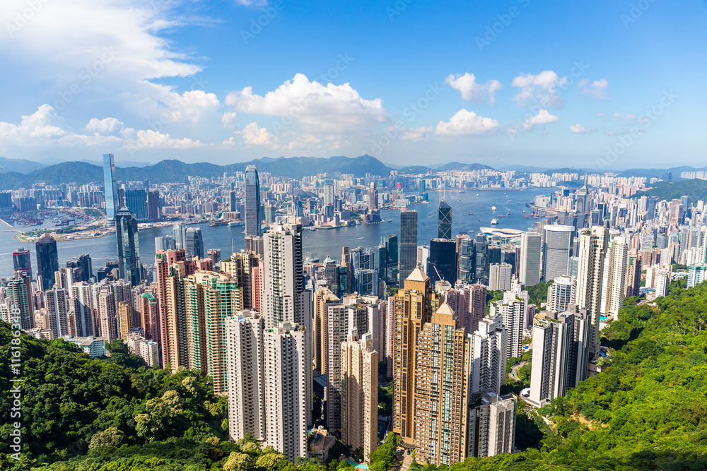Obraz premium Hong Kong city