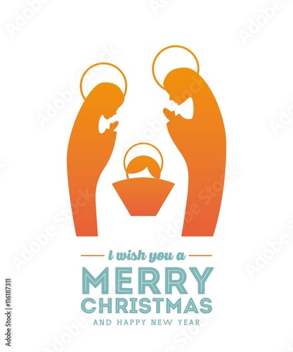 k icon. Merry Christmas design. Vector graphic