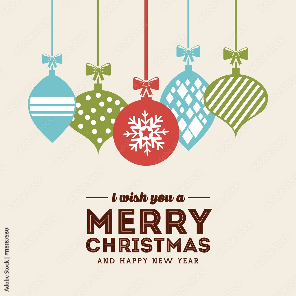Fototapeta premium sphere icon. Merry Christmas design. Vector graphic