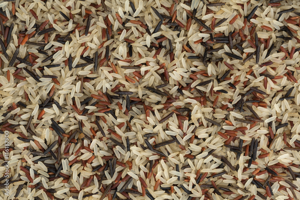  Mix of wild, red and white rice