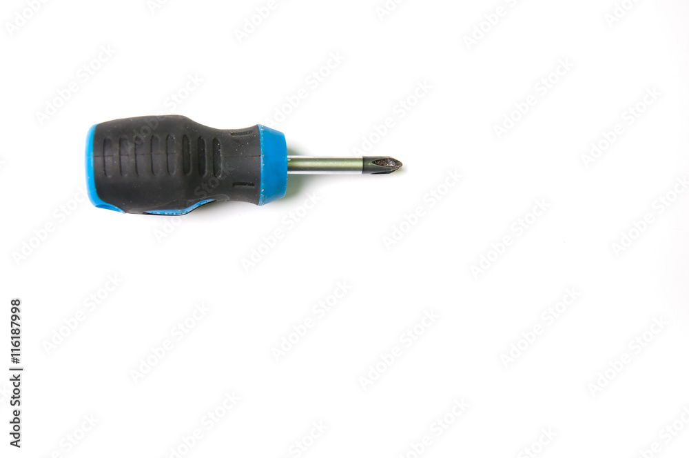 Screwdriver isolated on white Screwdriver isolated on white
