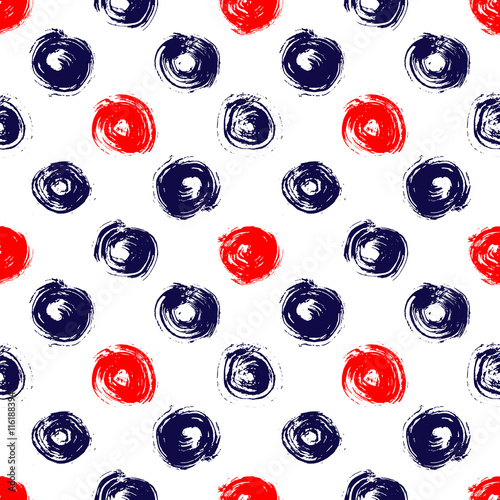 Navy blue red and white gru...