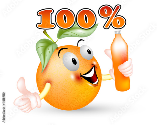 Fruit juice 100% orange