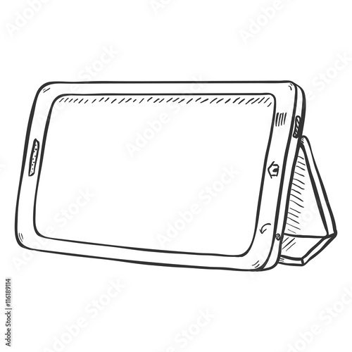 Vector Single Sketch Tablet PC