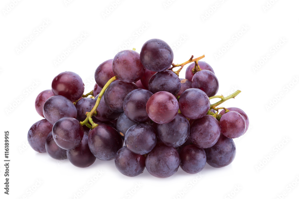 grapes isolated on over white background grapes isolated on over white background
