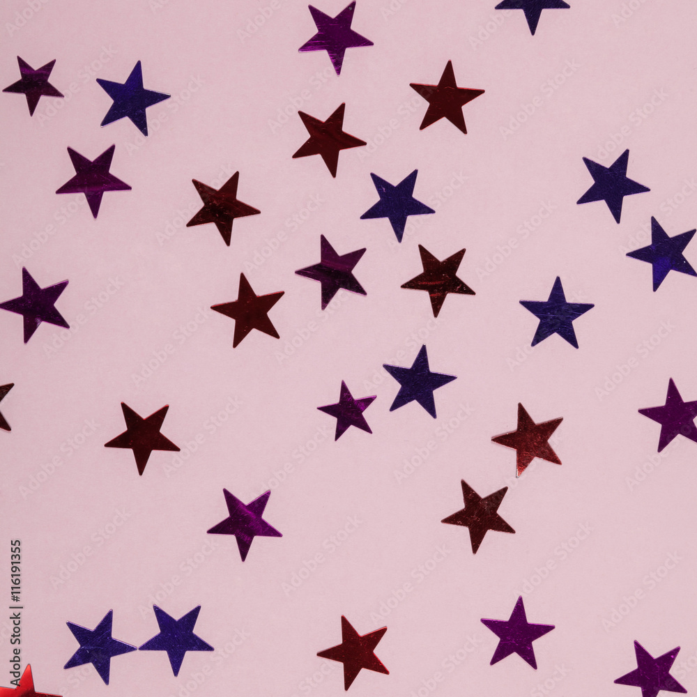 set stars on pink background set stars on pink background