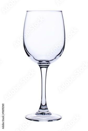 wine glass isolated on white background