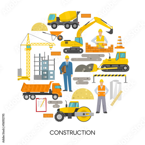 Round Construction Composition