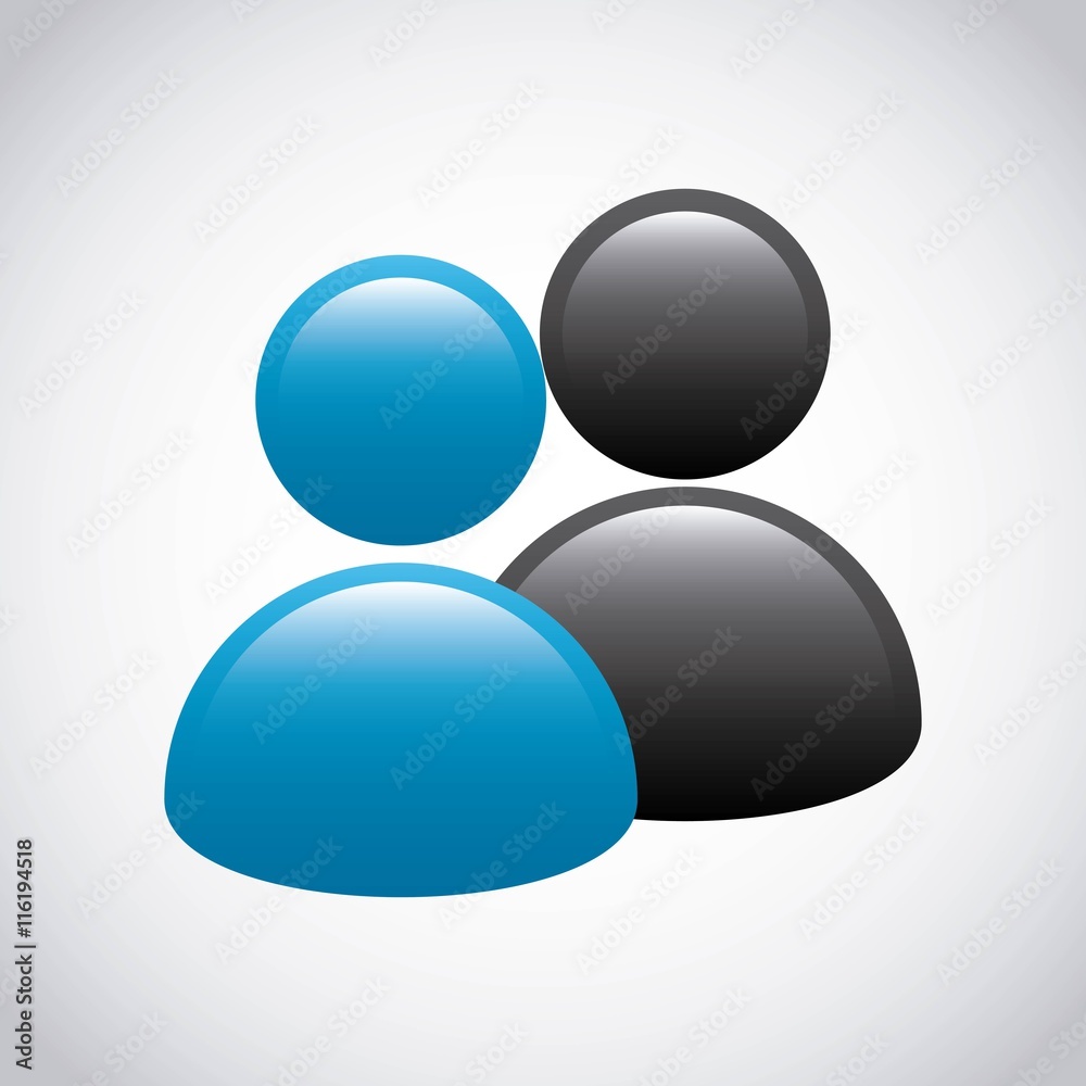 User icon. Social media design. Vector graphic User icon. Social media design. Vector graphic
