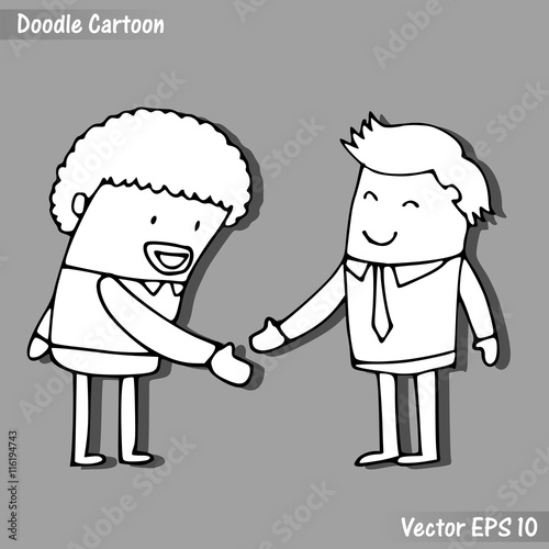 Business man cartoon character