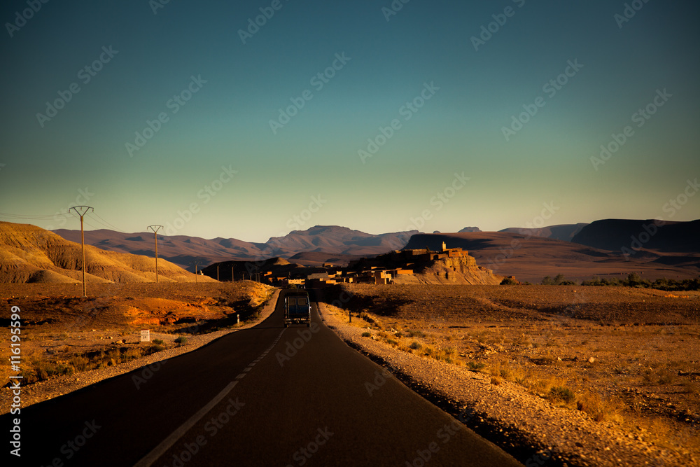 Road to Ouarzazate, Marocco