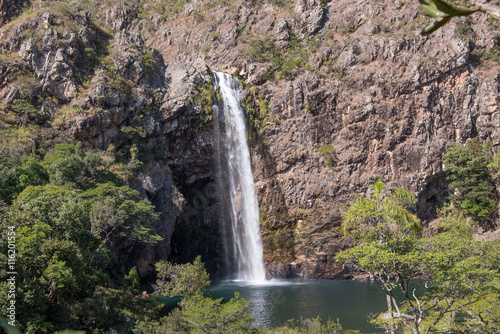 Cachoeira do Fundao (Fundao Waterfall) in Serra da Canastra, Minas Gerais, Brazil