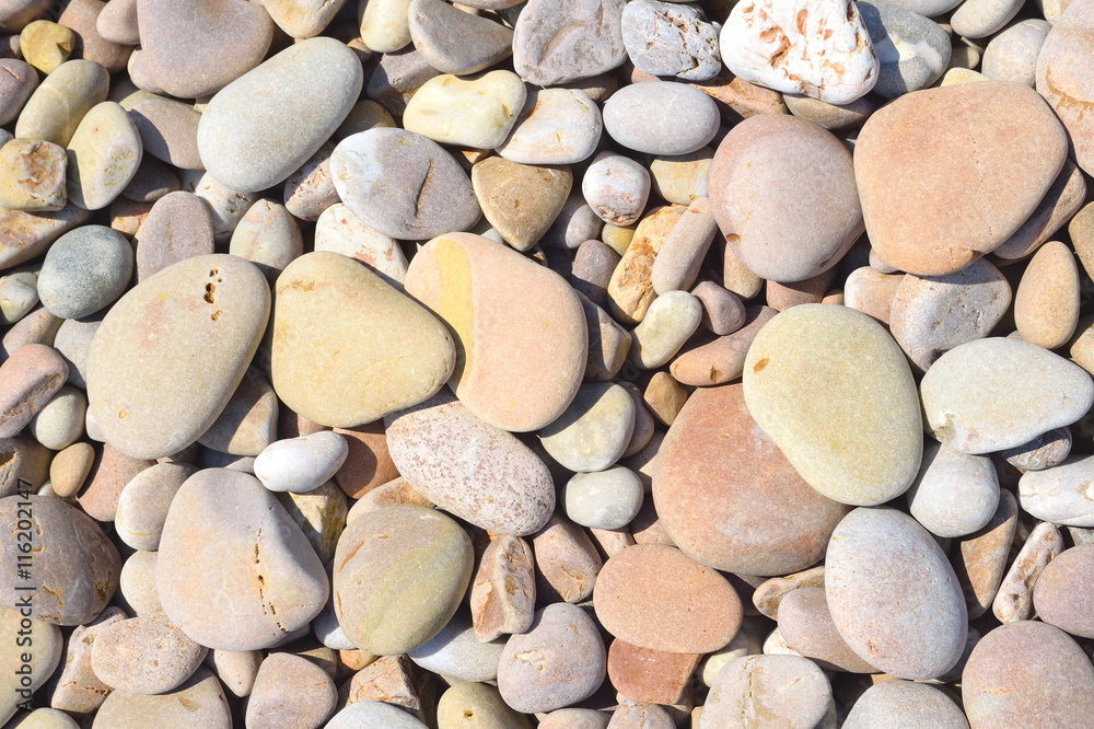 Closup of stones on a pebble beach in Sidmouth Closup of stones on a pebble beach in Sidmouth