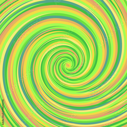 Swirling backdrop. Spiral surface with space for text. Vector Illustration