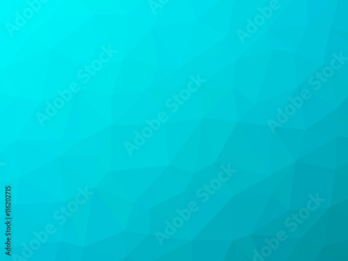 Teal gradient polygon shaped background