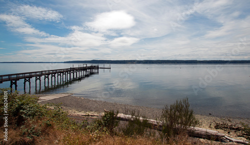 Wallpaper Mural Joemma Beach State Park Boat Dock near Tacoma Washington State USA Torontodigital.ca