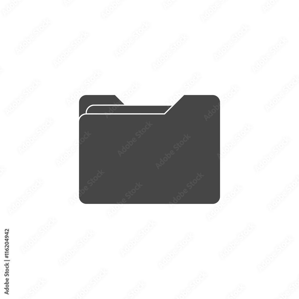Folder Vector illustration, Document folder sign Folder Vector illustration, Document folder sign