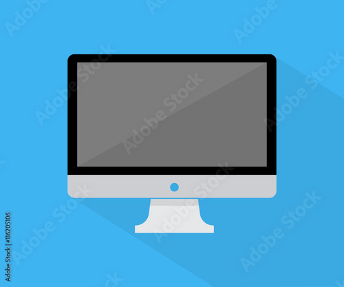  Monitor flat icon