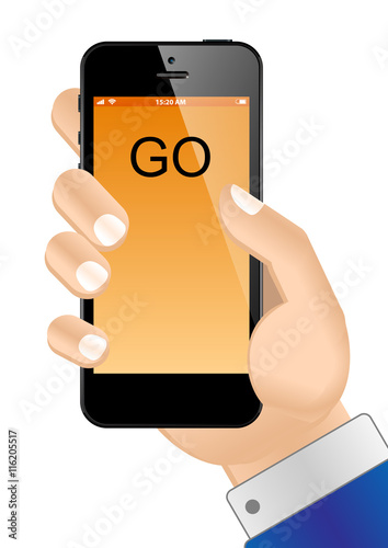 Playing a popular Video Game on Smartphone